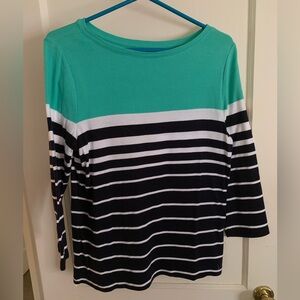 Talbots 3/4 length sleeve jersey